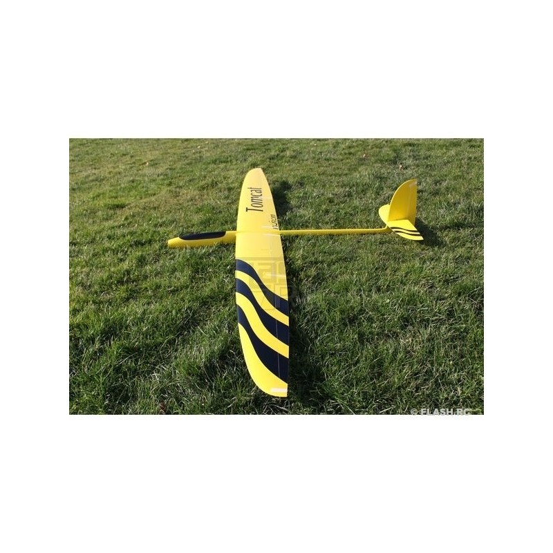 Motoveleros RC - E-Tomcat Full carbono 2.60m amarillo y negro RCRCM - FLASH RC