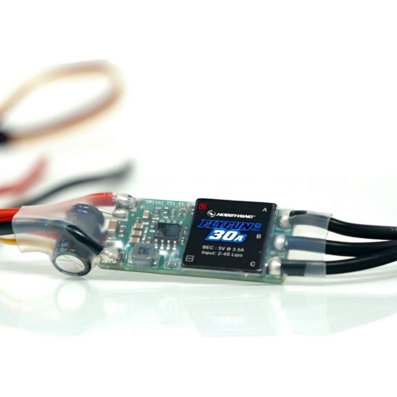 Brushless - Controleur Brushless 2-4S 30A Mini BEC FLYFUN V5 HOBBYWING - FLASH RC