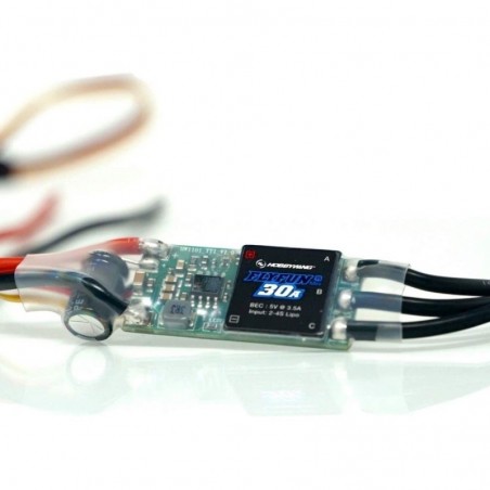 Brushless - Controlador Brushless 2-4S 30A Mini BEC FLYFUN V5 HOBBYWING - FLASH RC