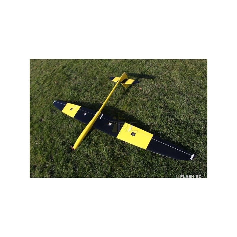 RC-Motorsegler - E-Tomcat Full Carbon 2.60m gelb & schwarz RCRCM - FLASH RC