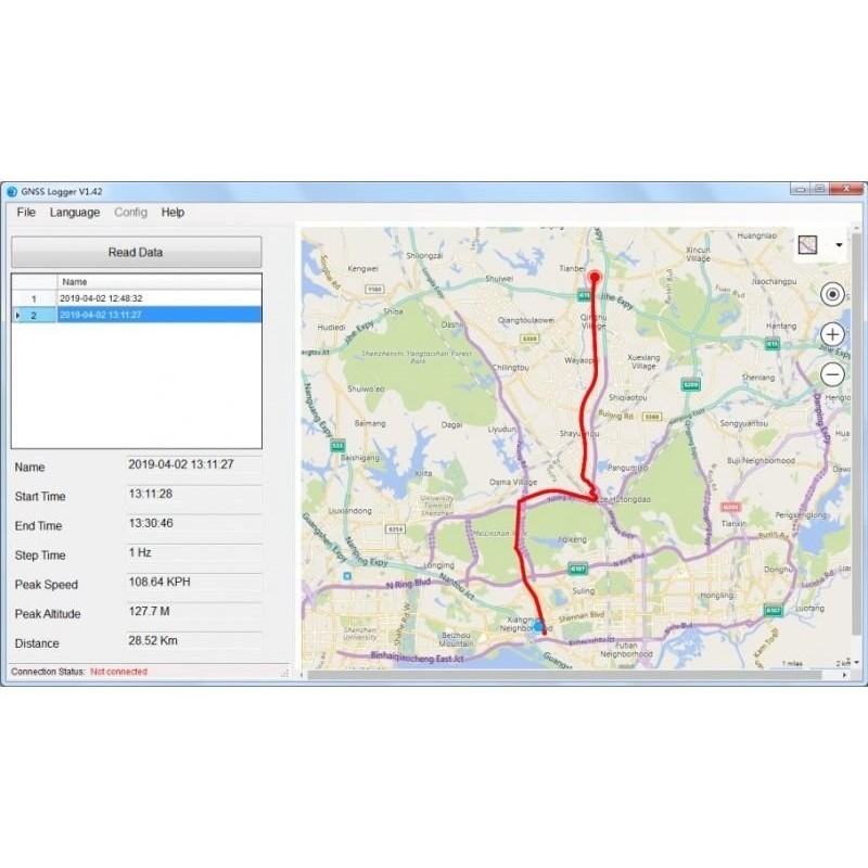 Registrador eléctrico de a bordo - Sky Rc GSM-015 GNSS GPS logger & speed meter - FLASH RC