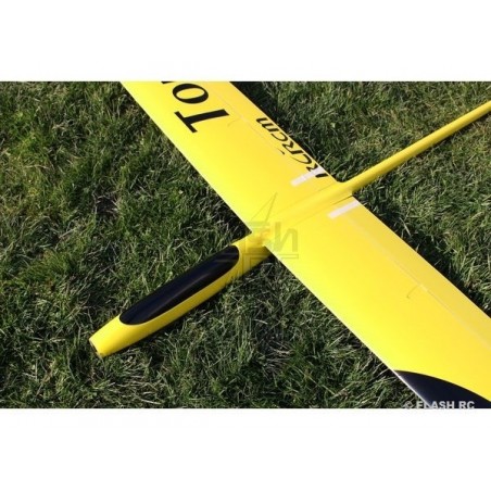 Motoplaneurs RC - E-Tomcat Full carbone 2.60m jaune & noir RCRCM - FLASH RC
