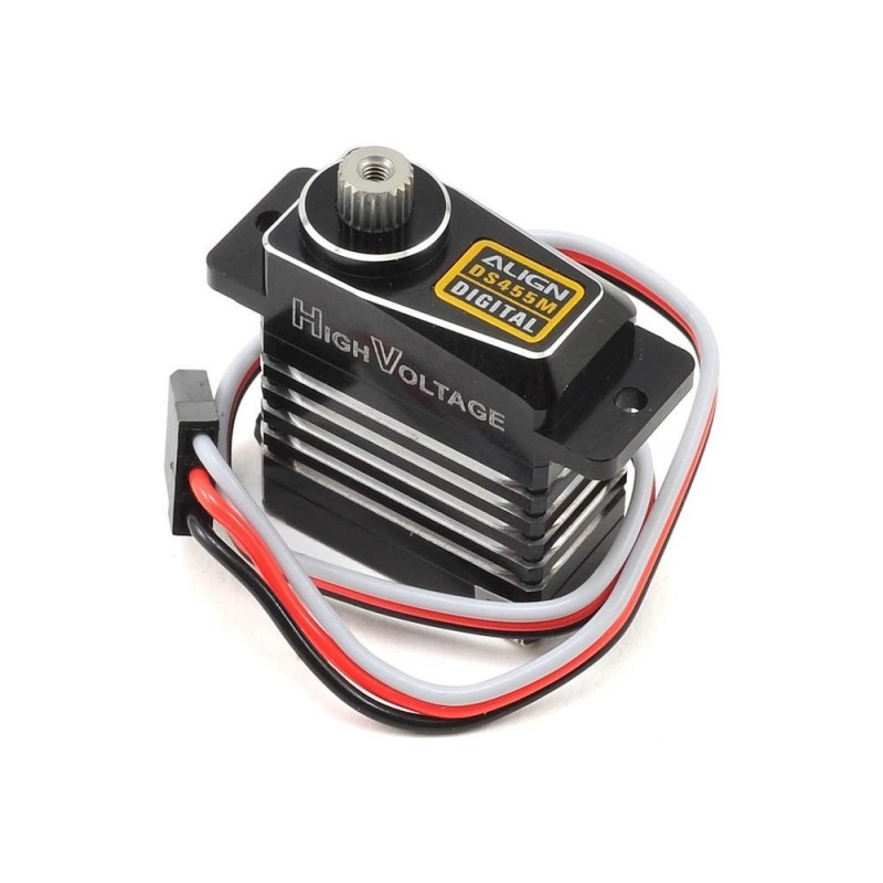 Servos - Align DS455M metal servo (HV) (17g, 2.9kg.cm, 0.04s/60°) - FLASH RC