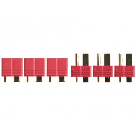 Deans-Stecker / Mini Deans - Deans-Stecker M/F (3 Paare) - Amass - FLASH RC
