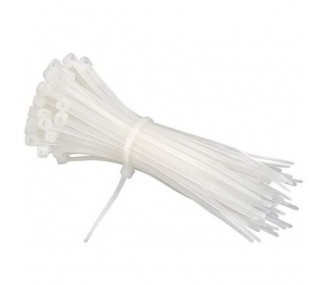 Serre cable rilsan naturel 3,2mmx142mm, 100 pièces - FLASH RC