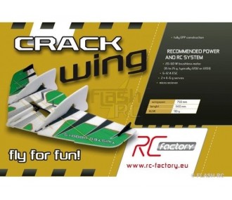 Crack WING FUN series bleue Rc Factory - FLASH RC 2