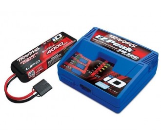 Chargers - Traxxas NiMh/Lipo EZ-Peak Plus 2970G + LiPo 3S 4000MAH 2849X - FLASH RC