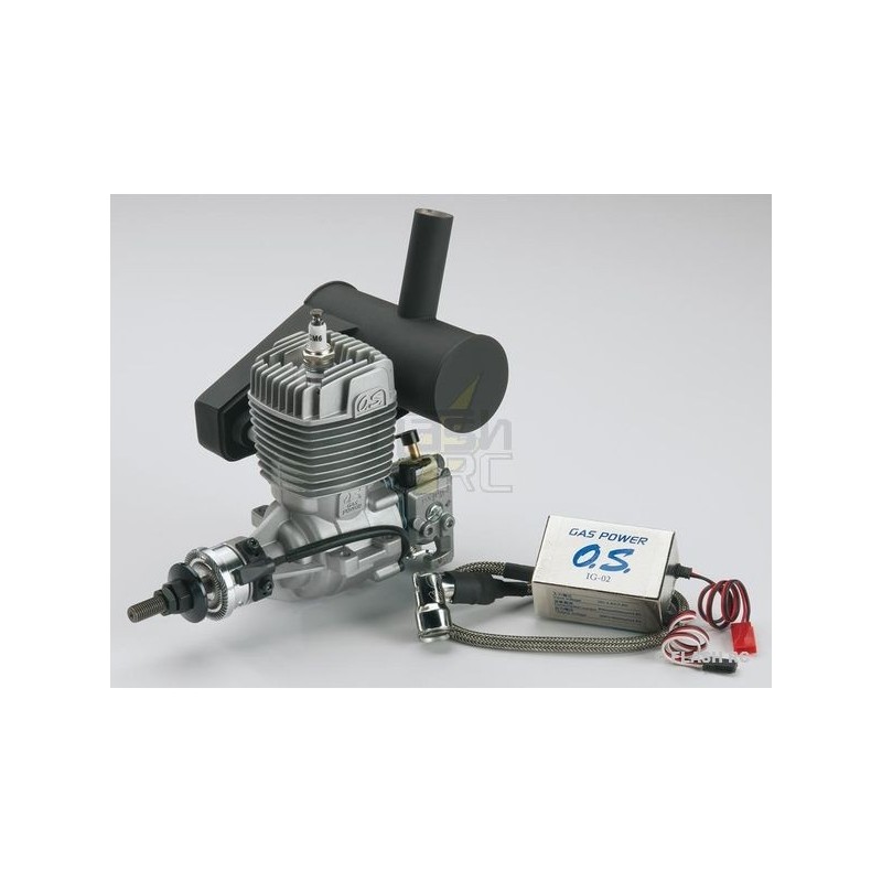Motores de gasolina - Motor de gasolina OS GT 22 2T con silenciador E-5040 - FLASH RC