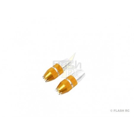 Stiele (2 Stk.) Alu orange für Smart SX Multiplex