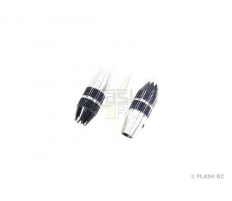 Maniglie (2 pezzi) Alu nero per Smart SX Multiplex