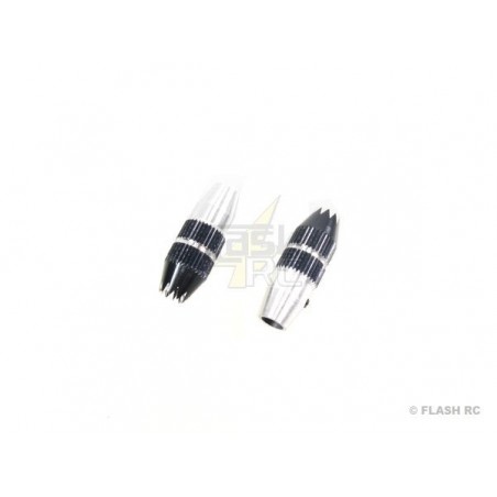 Steuerknüppel (2 Stk.) Alu schwarz für Smart SX Multiplex