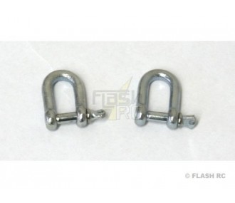 Edelstahl Schnallen 3.5mm Hacker (2Stk)