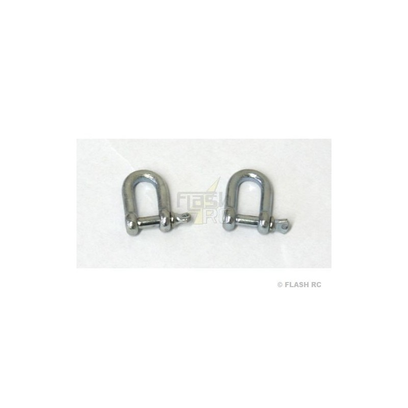 Boucles Inox 3.5mm Hacker (2pcs)