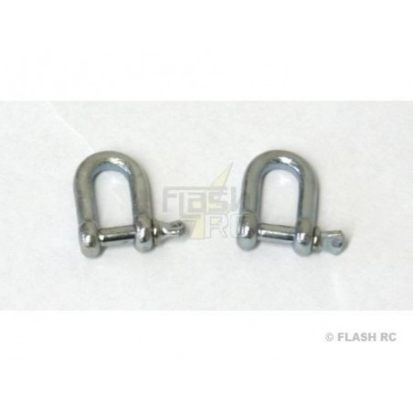 Hebillas de acero inoxidable 3.5mm Hacker (2pcs)
