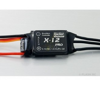 Brushless - Controllore Hacker 12A - X-12-Pro con BEC - FLASH RC