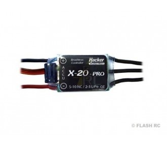 Brushless - Controller Hacker 20A - X-20-Pro mit BEC - FLASH RC