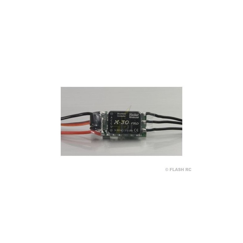 Brushless - Controleur Hacker 30A - X-30-Pro avec BEC - FLASH RC