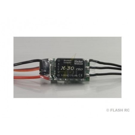 Brushless - Controlador Hacker 30A - X-30-Pro con BEC - FLASH RC