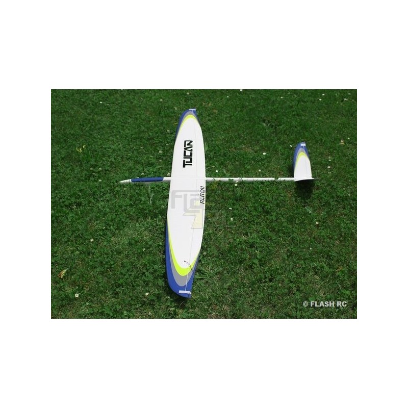 RC-Segelflugzeuge - Tucan Vollfaser ca.2.00m weiß & blau RCRCM - FLASH RC