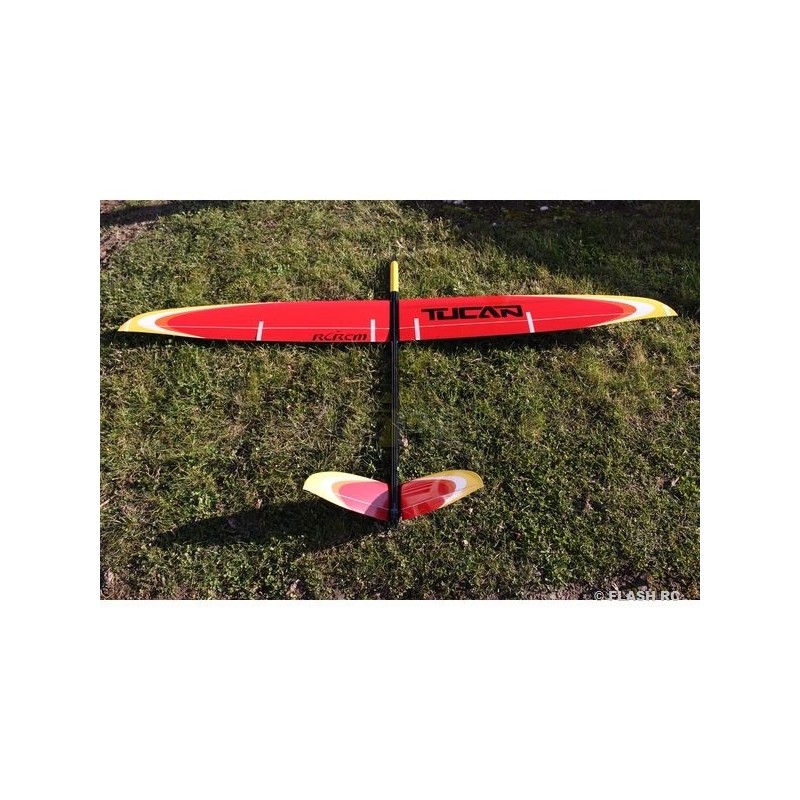 RC Gliders - Tucan all fiber approx.2.00m red & yellow RCRCM - FLASH RC