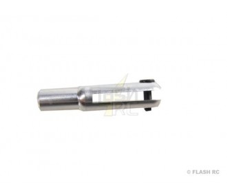 Metal straight - 2162 - Aluminium clevis M3 L:30mm axis:2mm (2 pcs) Mp Jet - FLASH RC 2
