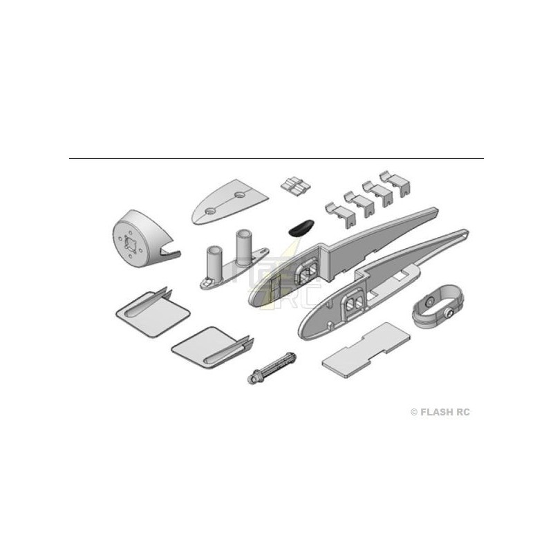 Accastillages & petites pièces - SOLIUS : Pièces plastiques - FLASH RC