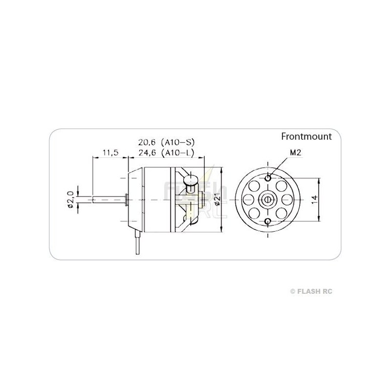 Indoor - Brushless Motor Hacker A10-12S - FLASH RC