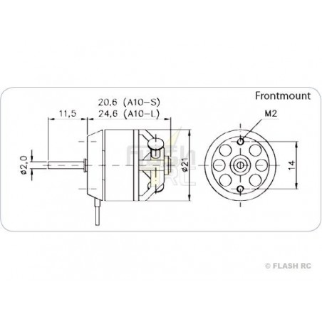 Indoor - Brushless Motor Hacker A10-12S - FLASH RC