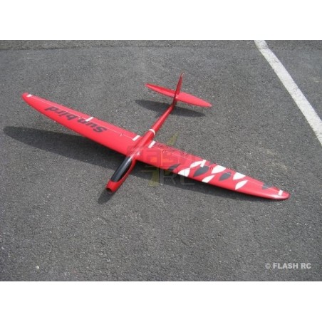 Motoplaneurs RC - E-Sunbird tout fibre env.1.50m rouge & noir RCRCM - FLASH RC
