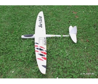 Motoalianti RC - E-Sunbird tutto carbonio 1,50m bianco e rosso RCRCM - FLASH RC 2