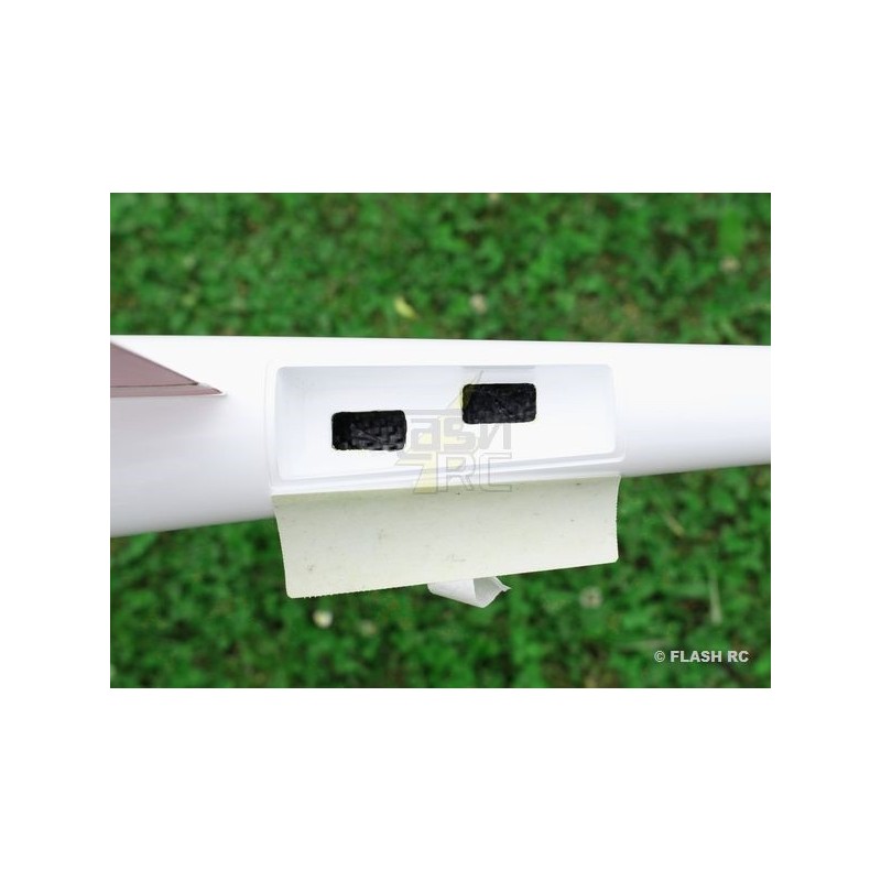 Motoplaneurs RC - E-Sunbird tout carbone 1.50m blanc & rouge RCRCM - FLASH RC