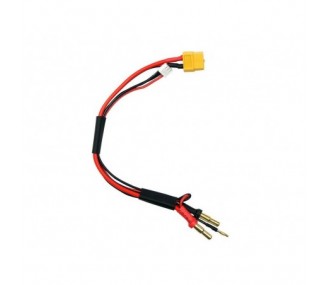 Per batterie di propulsione - Cavo di ricarica XT60 (XH) per Lipo auto 2S con oro da 4mm o 5mm - FLASH RC