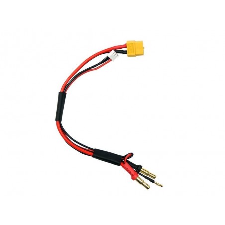Für Antriebsbatterien - Ladekabel XT60 (XH) zu Lipo Auto 2S mit 4mm oder 5mm vergoldet - FLASH RC
