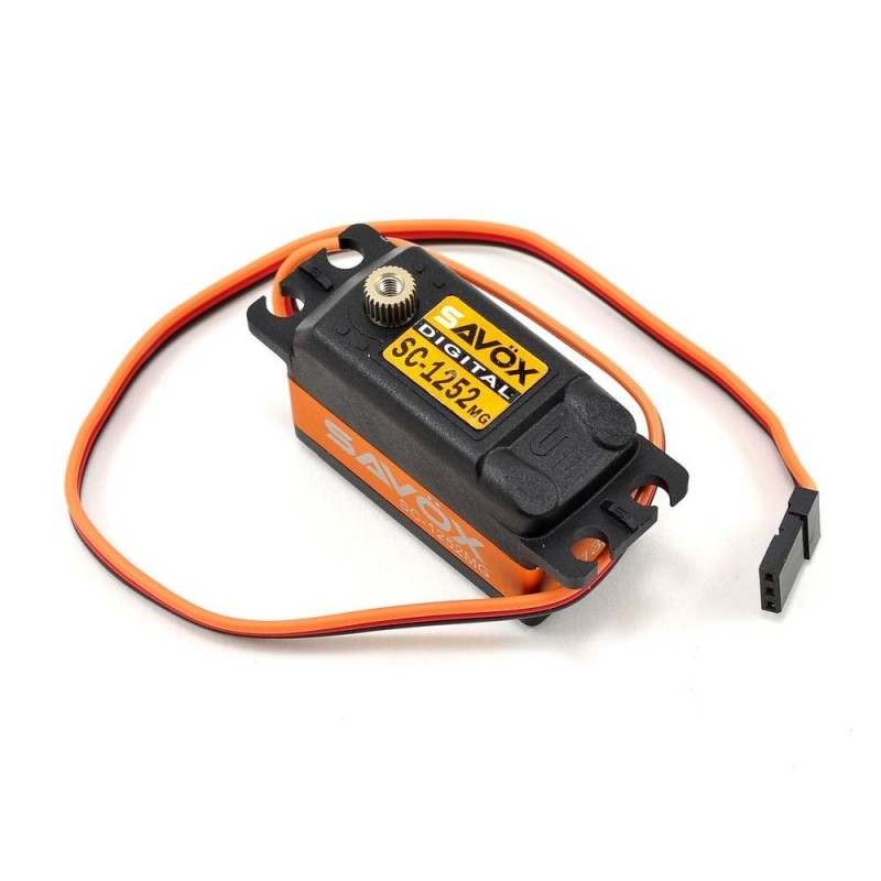 Servos - Savox SC-1252MG low profile digital servo (44g, 7.0kg.cm, 0.07s/60°) - FLASH RC