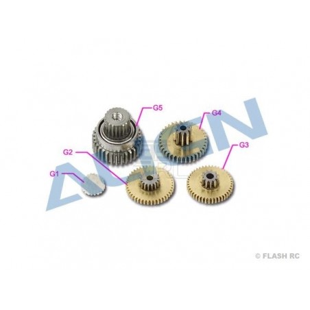 Servo gears - Gears for DS425M Align - FLASH RC