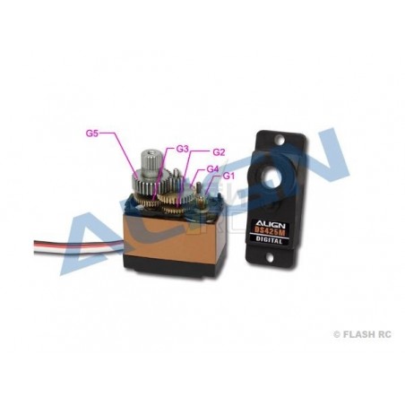 Piñones para servo - Piñones para DS425M Align - FLASH RC