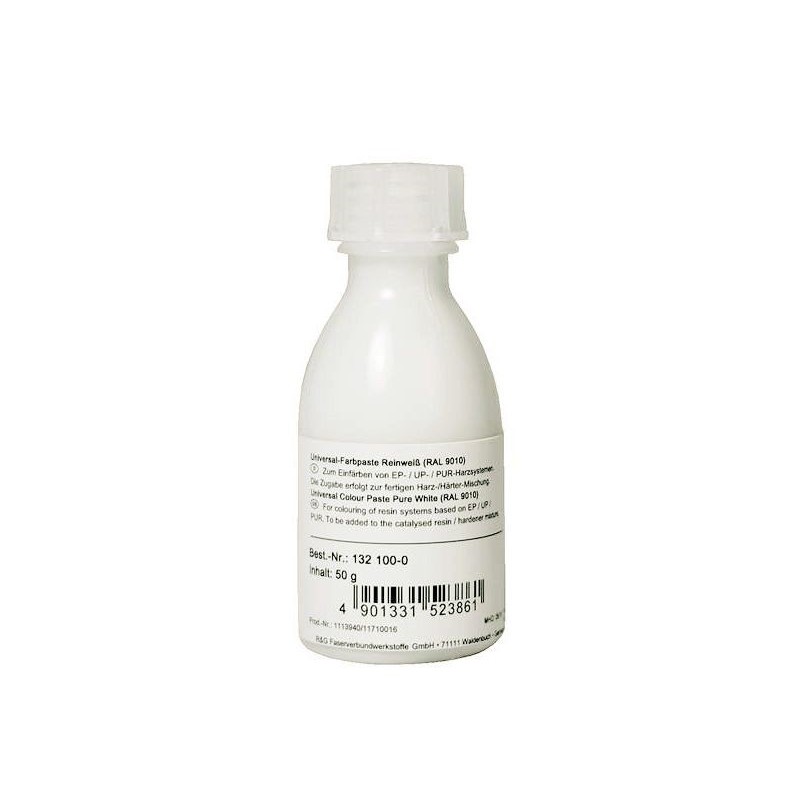 Epoxid-Farbpasten - Epoxid-Farbpaste Signalweiß (RAL 9003) 50g R&G - FLASH RC