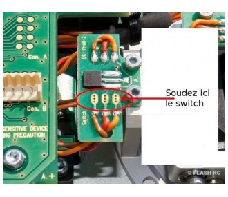 Handles - Handle (1 pc) with DS/DC Jeti button - FLASH RC 2
