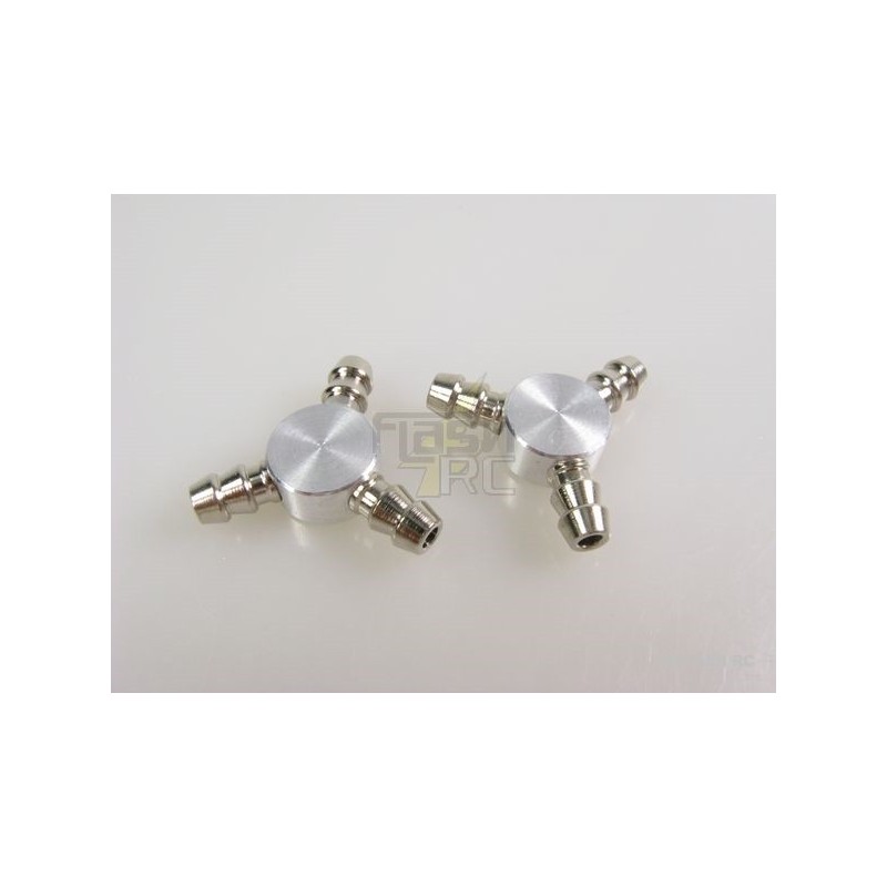 Durits essence/méthanol & acc. - Petit coupleur en Y ø2mm (2 pcs) - FLASH RC