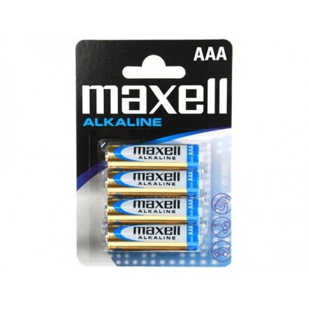 Batterie - Batterie alcaline LR03 (AAA) MAXELL - Blister da 4 - FLASH RC