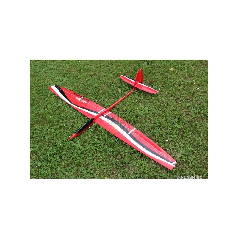 Planeurs RC - MiniVec tout fibre env.1.69m noir et rouge RCRCM - FLASH RC
