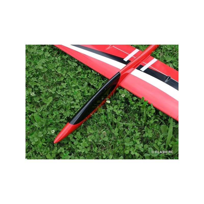 Planeurs RC - MiniVec tout fibre env.1.69m noir et rouge RCRCM - FLASH RC