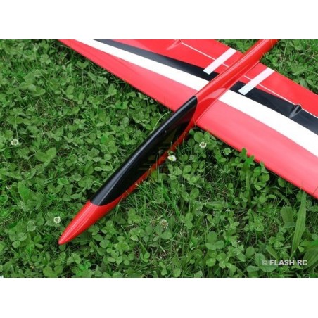 Planeadores RC - MiniVec todo fibra aprox.1.69m negro y rojo RCRCM - FLASH RC