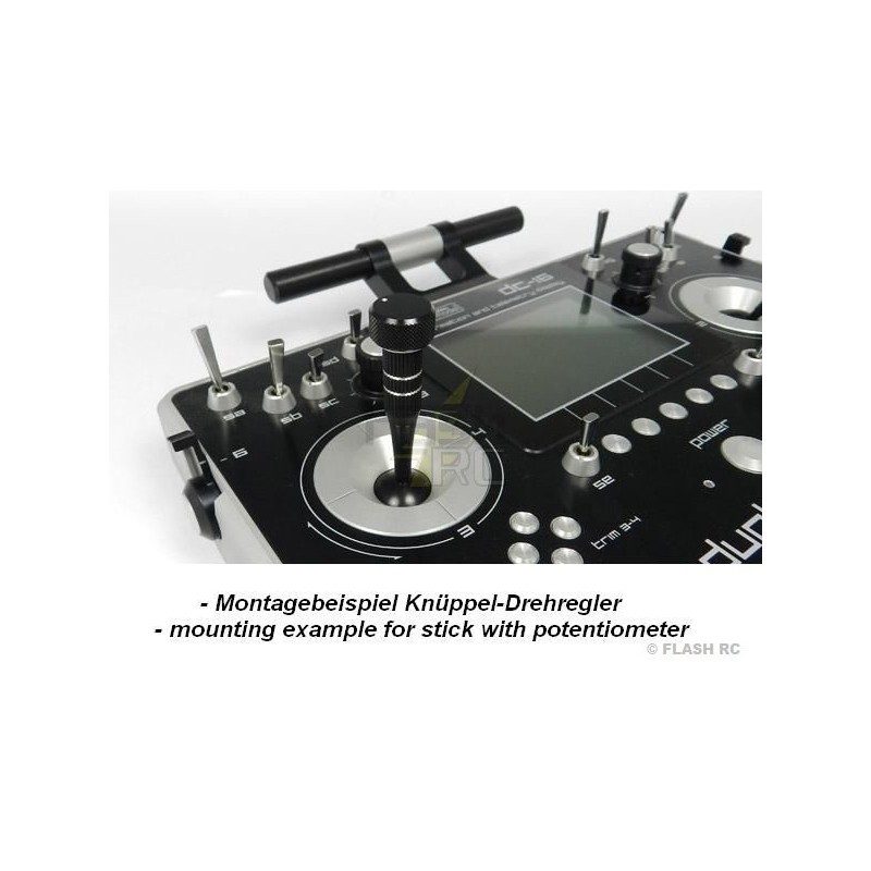 Handles - Handle (1 pc) with DC/DS potentiometer Jeti - FLASH RC