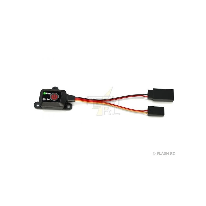 Interruptores electrónicos / magnéticos - Interruptor electrónico con controlador de batería integrado - SKY RC - FLASH RC