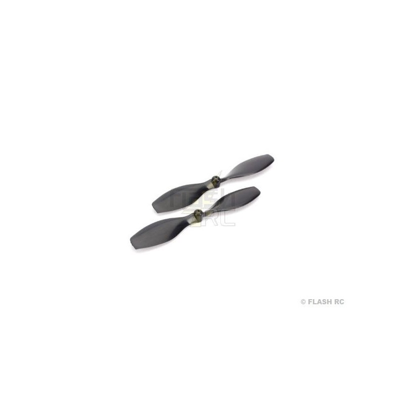 Spare parts for drones - BLH7620 - Black propeller clockwise (2 pcs) - Blade Nano QX - FLASH RC