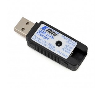 Accessori e ricambi per droni - EFLC1008 - Caricatore USB LI-Po 1S 350mA - Blade Nano QX - FLASH RC