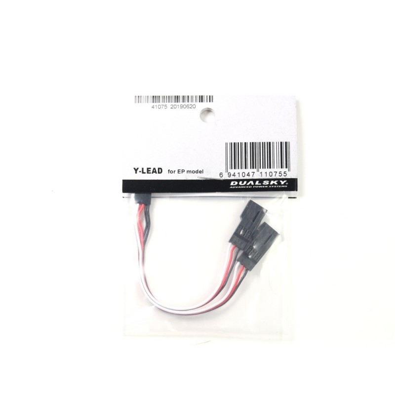 Cavi a Y per servi - Cavo a Y 10cm 0,25 mm² JR Dualsky - FLASH RC