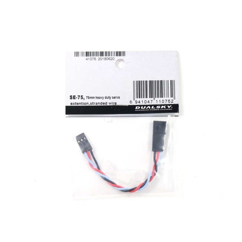 Prolunghe servo - Cavo di prolunga servo 7,5 cm JR 0,35 mm² Dualsky - FLASH RC