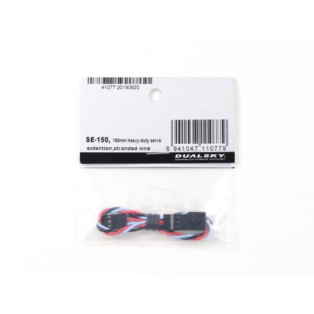 Servo Extensions - Servo Extension Cable 15cm JR 0,35mm² Dualsky - FLASH RC